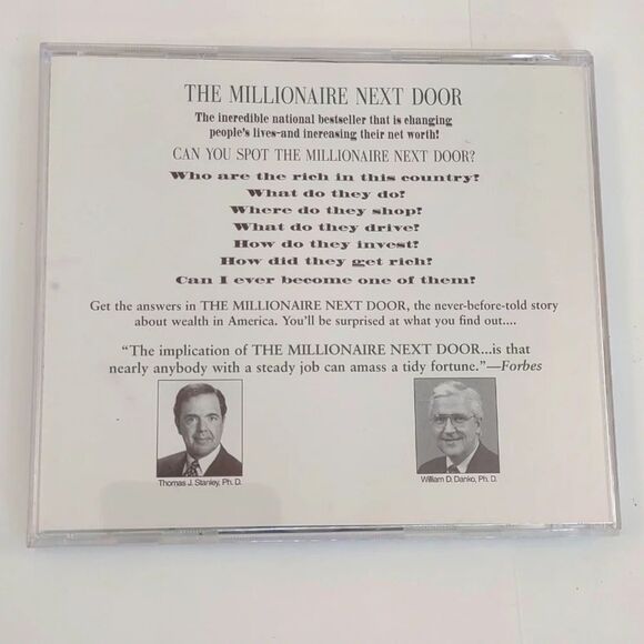 The Millionaire Next Door The Surprising Secrets of America's Rich CD Audio NWT - Picture 7 of 7